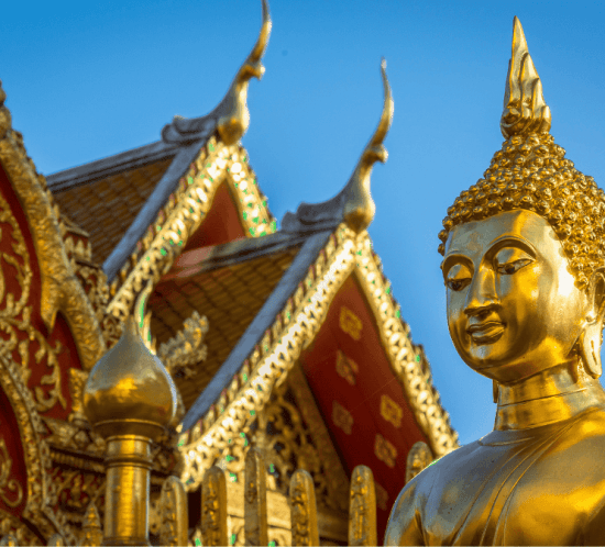detall d'un detsl temples més icònics de Tailàndia
