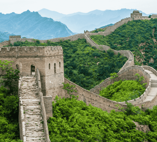 detall de la gran muralla xinesa