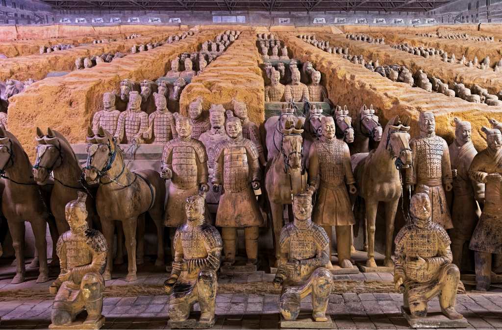 guerrers-de -xian detall de la descoberta dels guerrers de xian