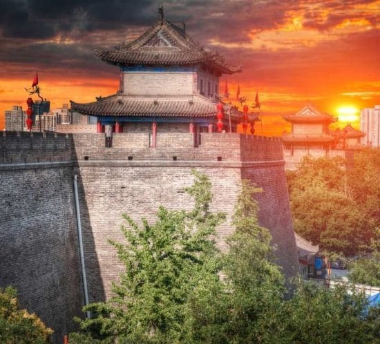 detall de la xina al capvespre