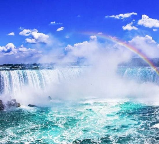 detall de les cataractes del niàgara desde eeuu