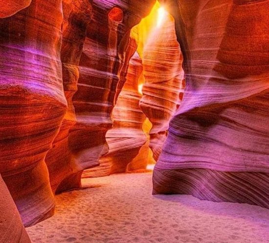 detall de l'interior del gran canó a eeuu