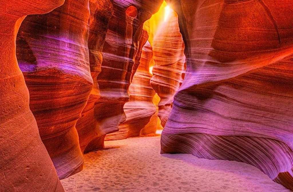 detall de l'interior del gran canó a eeuu