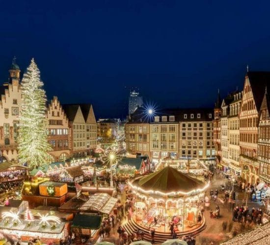 detall d'una plaça alemanya per nadal