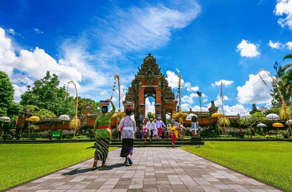 detall d'una escena quotidiana a Bali