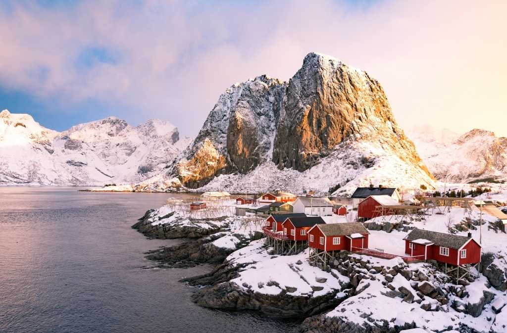 detall dels fiords noruecs
